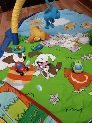 Lote 2 alfombras de juegos interactivo bebé