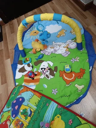 Lote 2 alfombras de juegos interactivo bebé