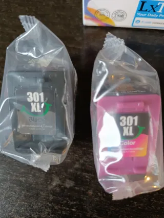 Cartuchos tinta HP 301 XL Negro y Color