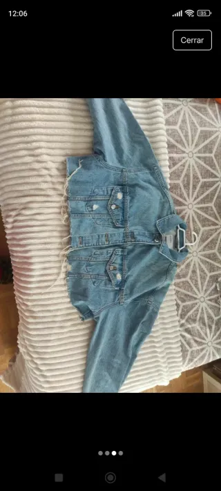 Cazadora vaquera Bershka talla S