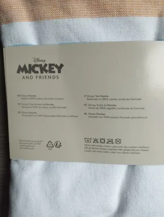 Poncho Disney Mickey y Amigos