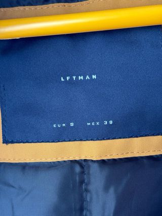 Chaqueta hombre color mostaza