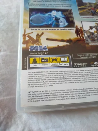 Valkyria Chronicles PS3 PAL ESP
