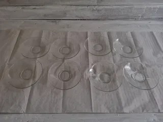 Juego 8 Tazas, Platos desayuno