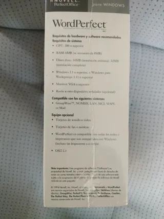 WordPerfect 6.1 per Windows