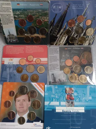 Holanda 8 valores varios años