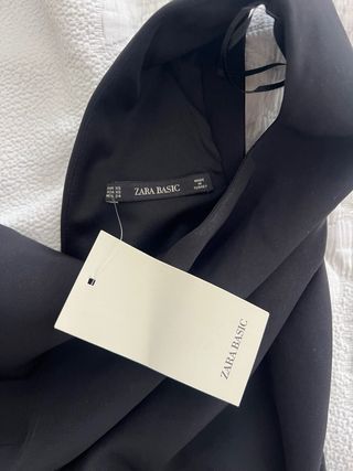 Vestido Negro Zara Talla XS