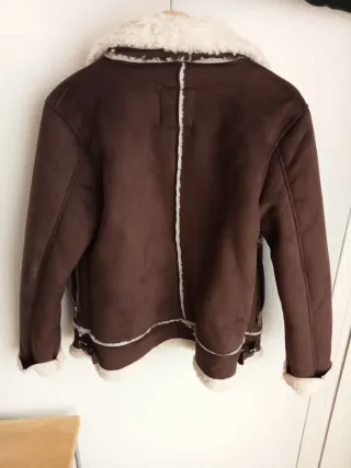 Chaqueta Green Coast Marrón y Blanca