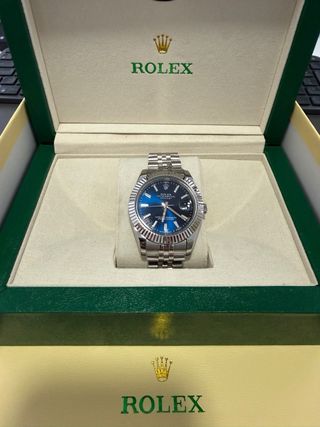Rolex Datejust Esfera Azul Acero Inoxidable