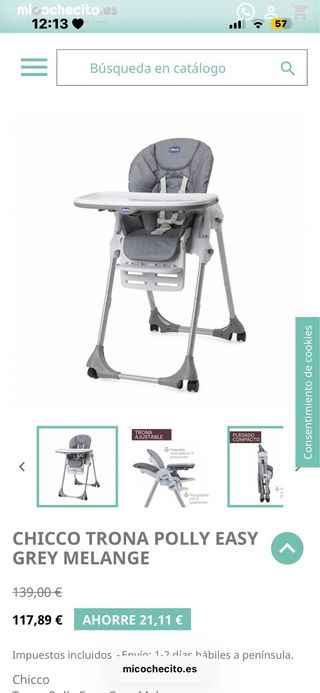 Trona Chicco para bebé