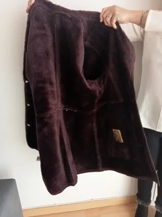 Abrigo Mango de ante mujer Talla L