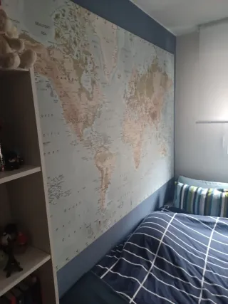 Cuadro Mapa Mundi Ikea