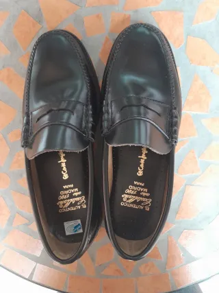 Mocasines Castellano Negros Talla 39