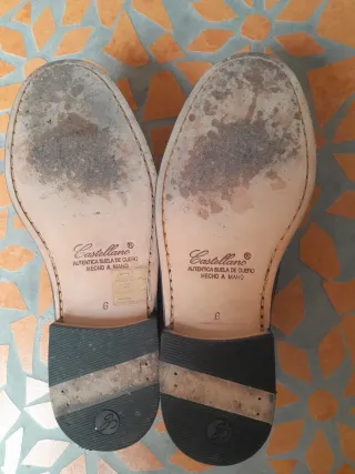 Mocasines Castellano Negros Talla 39