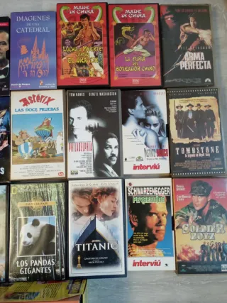 Lote Cintas VHS Varios Géneros