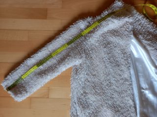 Abrigo pelo beige Talla M