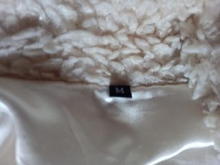 Abrigo pelo beige Talla M