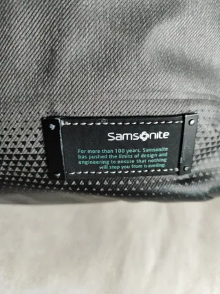 Mochila Samsonite Gris y Negra