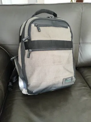 Mochila Samsonite Gris y Negra