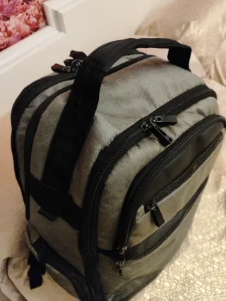 Mochila Samsonite Gris y Negra