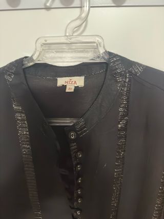 Vestido de fiesta Niza Negro Talla L