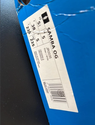 Samba OG Silver Metallic Argent Nuevas Talla 38