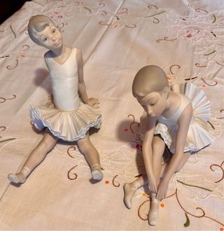 2 Bailarinas Porcelana Nao Lladró