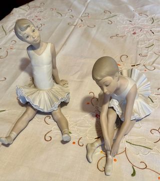 2 Bailarinas Porcelana Nao Lladró