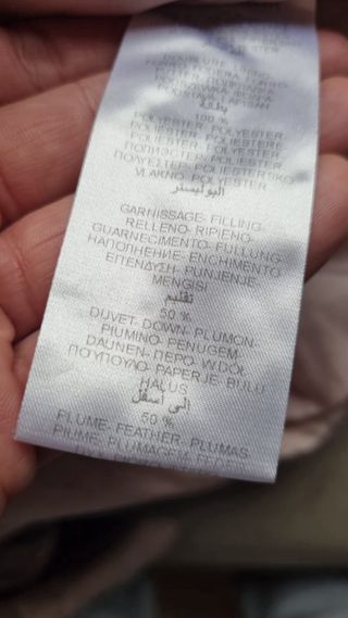 Plumífero Naf Naf rosa acolchado