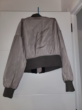Chaqueta Zara Bomber Beige Talla S