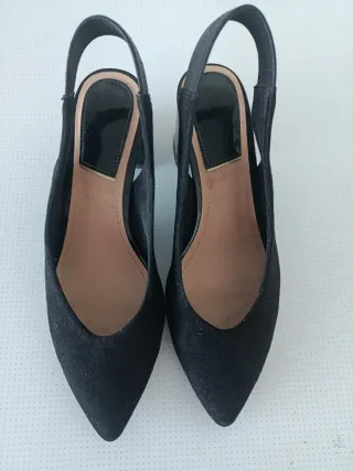 Zapatos de tacón negros talla 36