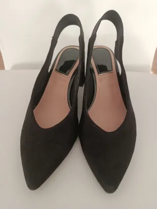 Zapatos de tacón negros talla 36