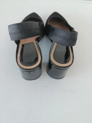 Zapatos de tacón negros talla 36