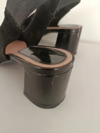 Zapatos de tacón negros talla 36