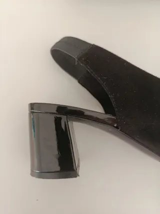 Zapatos de tacón negros talla 36