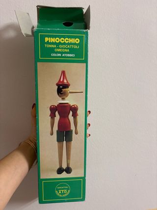 Muñeco de madera PINOCHO Tonna Giocattoli