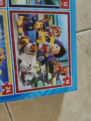 Puzzle Patrulla Canina 4 en 1 Clementoni