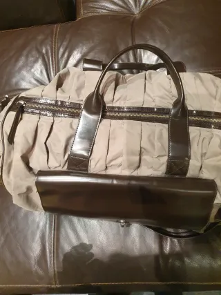 Bolsa Bimba y Lola fin de semana beige