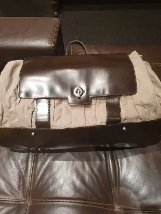 Bolsa Bimba y Lola fin de semana beige