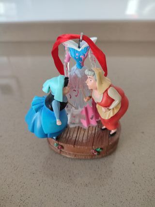 Adorno Disney Vestido Azul y Rosa