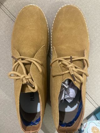 Botín serraje marrón