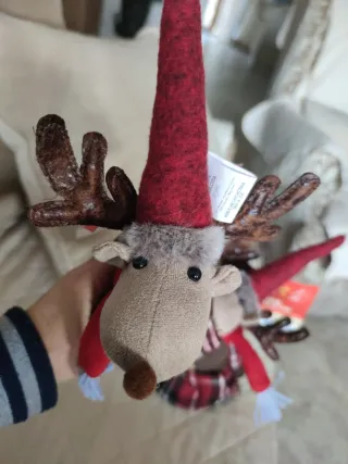 Renne Natalizie in Stoffa 27 cm