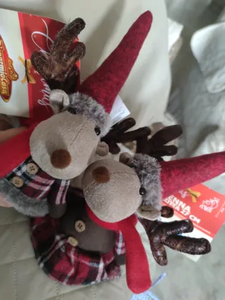 Renne Natalizie in Stoffa 27 cm