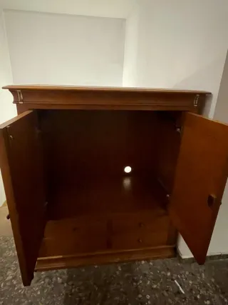 Consola madera marrón