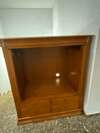 Consola madera marrón