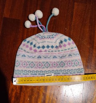 Cappello invernale Pancart lana panna lilla