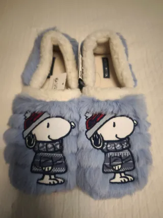 Zapatillas Casa Snoopy Women'secret Azul