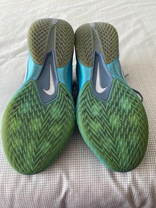 Zapatillas Nike G.T. 03 Cut Grises y Turquesa