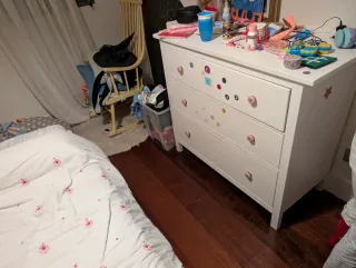 Cama nido infantil blanca doble