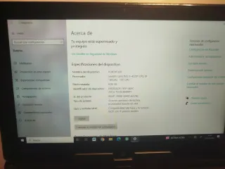 Portátil Tablet Toshiba Gris y Negro